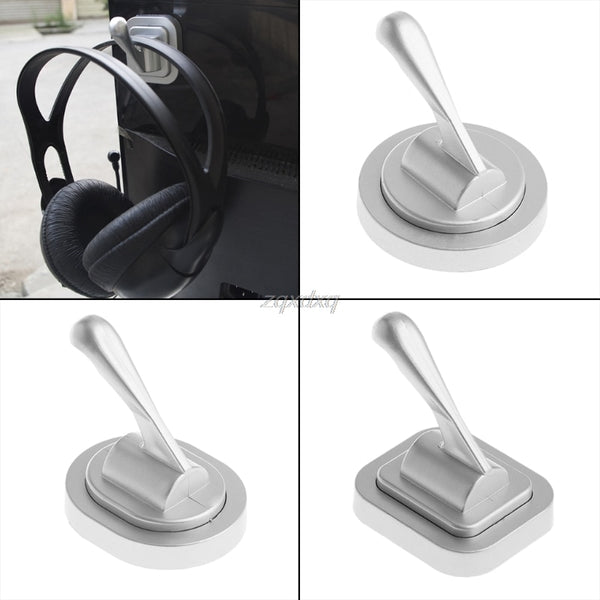 1Pc Headphone Stand Holder Earphone Hanger Headset Desk Mount Display Rack Clamp Square/Round/Rectangle Nov01 Drop ship