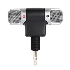 MINI Microphone Stereo Microphone Small 3.5mm Jack Inline Sound Recorder Audio Digital Recorder Micophone Singing Smart Phone